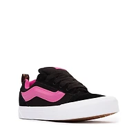 Chaussure de skate Vans Knu Skool - Junior Noire / Rose Léopard