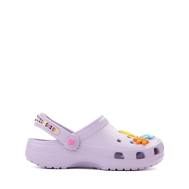 Crocs Classic Friendship Bracelet Clog - Little Kid / Big Lavender
