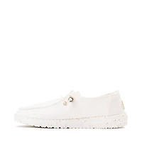 Womens HEYDUDE Wendy Elevated Basics Slip-On Casual Shoe - White