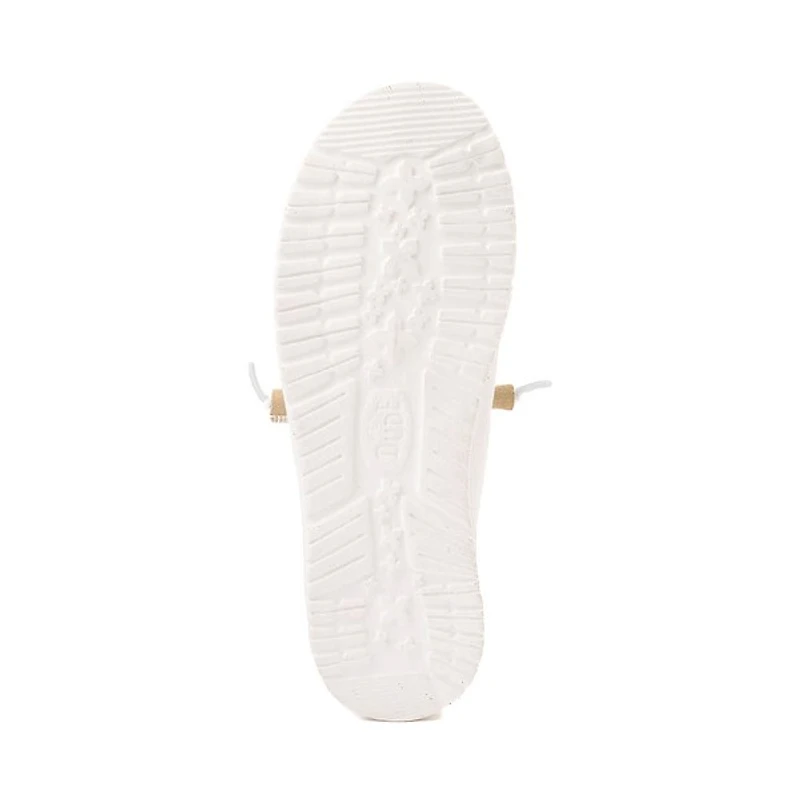 Womens HEYDUDE Wendy Elevated Basics Slip-On Casual Shoe - White