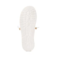 Womens HEYDUDE Wendy Elevated Basics Slip-On Casual Shoe - White
