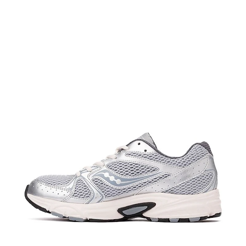 Chaussure athlétique Saucony Ride Millennium pour femmes - Argent / Crème