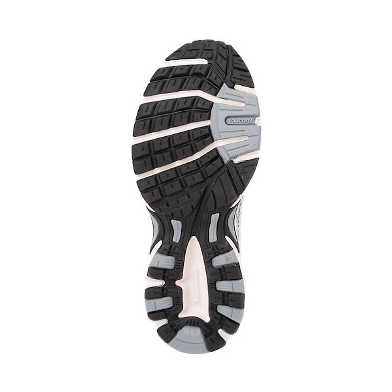 Chaussure athlétique Saucony Ride Millennium pour femmes - Argent / Crème