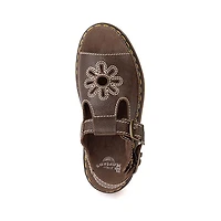 Womens Dr. Martens Dunnet Flower Sandal - Kelp Brown