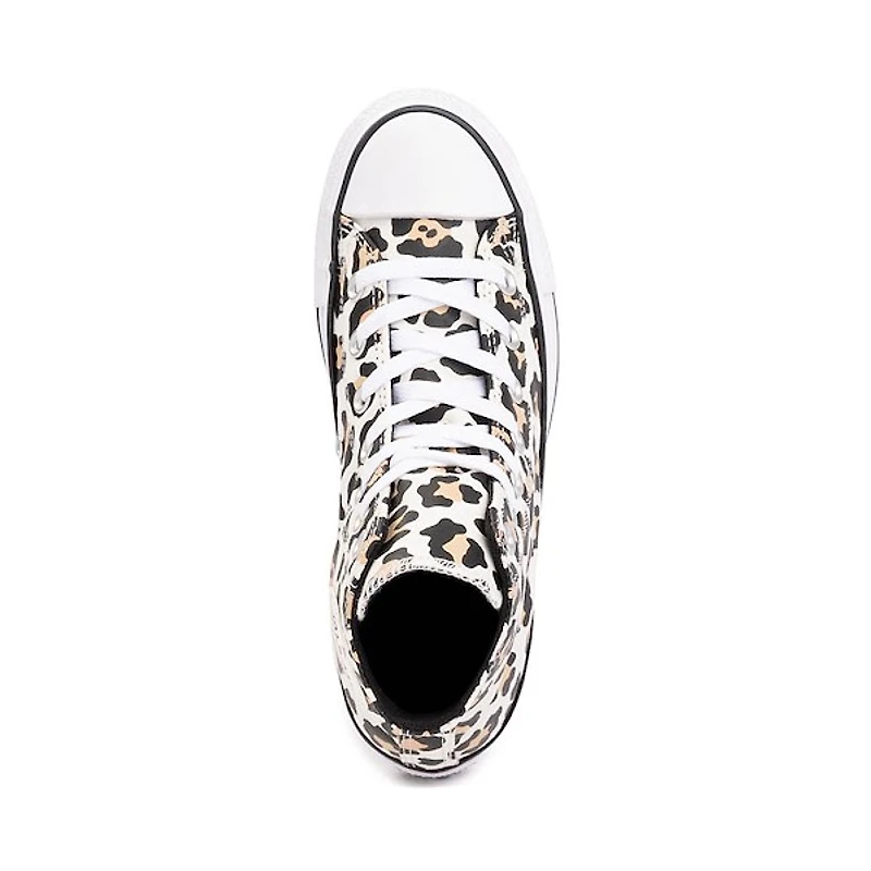 Basket montante Converse Chuck Taylor All Star - Blanche / Léopard