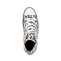 Basket montante Converse Chuck Taylor All Star - Blanche / Léopard