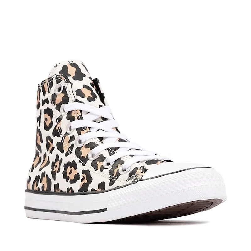 Basket montante Converse Chuck Taylor All Star - Blanche / Léopard