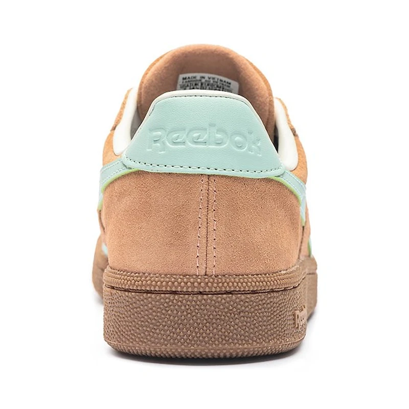 Chaussure athlétique Reebok Club C Grounds UK pour femmes - Abricot / Vert d'eau Gomme