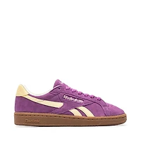Chaussure athlétique Reebok Club C Grounds UK pour femmes - Mauve / Jaune pâle Gomme