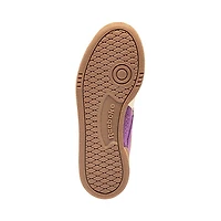 Chaussure athlétique Reebok Club C Grounds UK pour femmes - Mauve / Jaune pâle Gomme