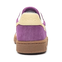 Chaussure athlétique Reebok Club C Grounds UK pour femmes - Mauve / Jaune pâle Gomme