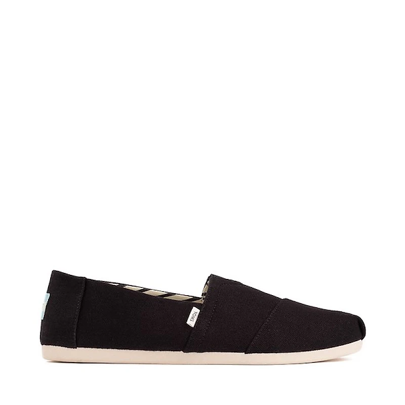 Chaussure décontractée sans lacets TOMS Alpargata pour femmes - Noire