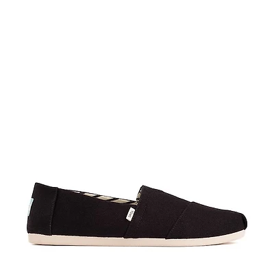 Chaussure décontractée sans lacets TOMS Alpargata pour femmes - Noire