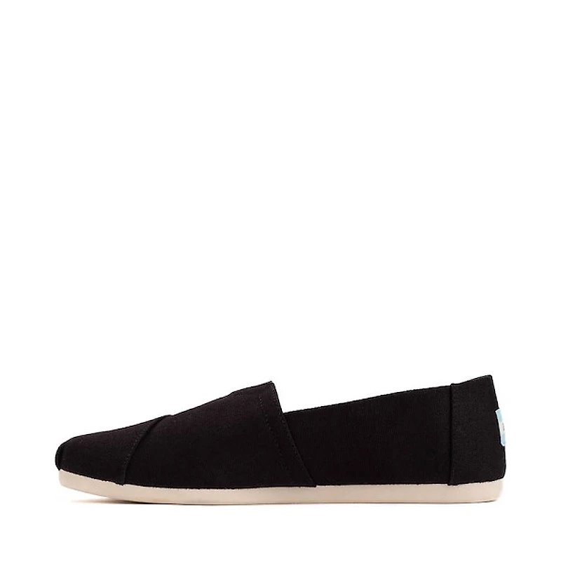 Chaussure décontractée sans lacets TOMS Alpargata pour femmes - Noire
