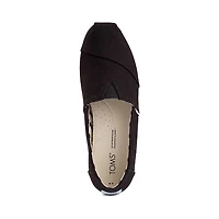 Chaussure décontractée sans lacets TOMS Alpargata pour femmes - Noire