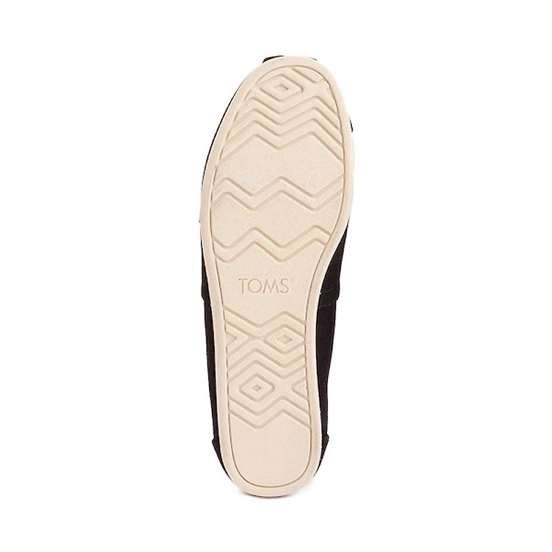 Chaussure décontractée sans lacets TOMS Alpargata pour femmes - Noire