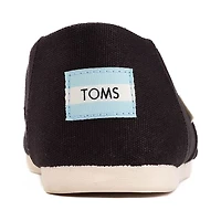 Chaussure décontractée sans lacets TOMS Alpargata pour femmes - Noire