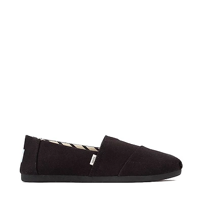 Womens TOMS Alpargata Slip-On Casual Shoe - All Black