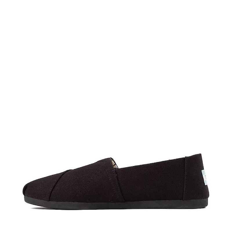Womens TOMS Alpargata Slip-On Casual Shoe - All Black