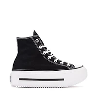 Converse Chuck Taylor All Star Lift Double Stack High-Top Sneaker - Black / White