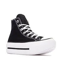 Converse Chuck Taylor All Star Lift Double Stack High-Top Sneaker - Black / White