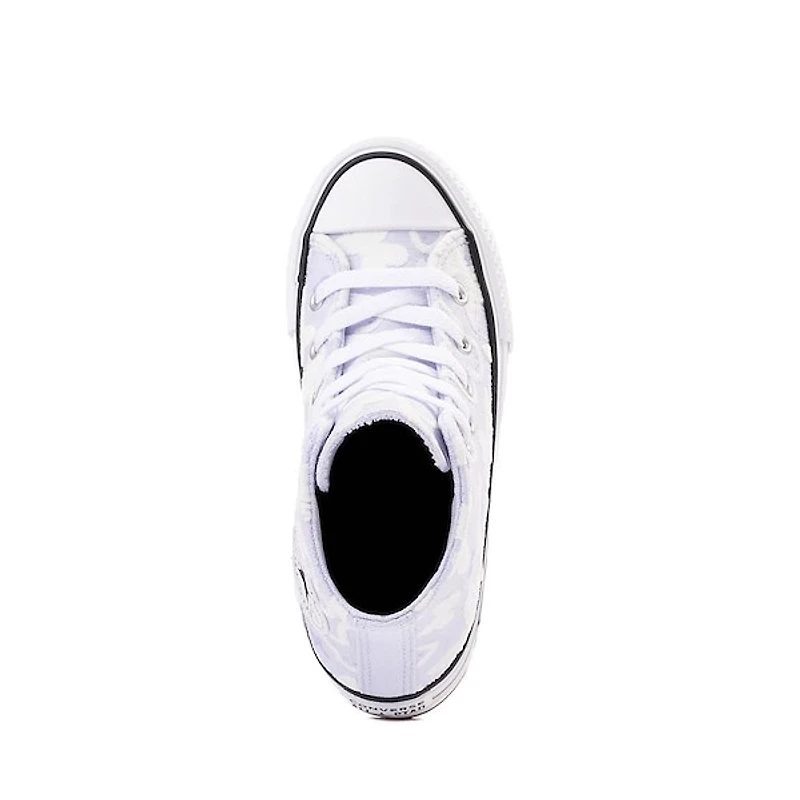 Basket montante Converse Chuck Taylor All Star Lift à motif de papillons - Enfants Mauve pâle
