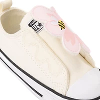 Basket Converse Chuck Taylor All Star 1V Lo Flower And Bee - Bébés / Tout-petits Blanc cassé