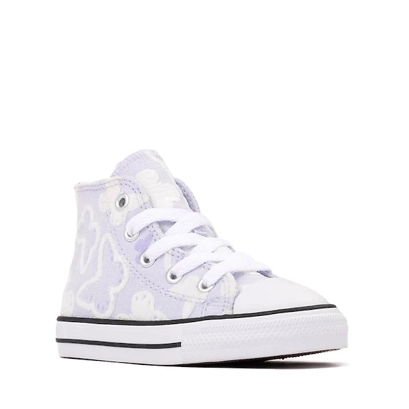 Basket montante Converse Chuck Taylor All Star à motif de papillons - Bébés / Tout-petits Mauve pâle
