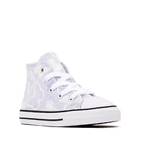 Basket montante Converse Chuck Taylor All Star à motif de papillons - Bébés / Tout-petits Mauve pâle