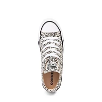 Converse Chuck Taylor All Star Animal Print Low-Top Sneaker - White Leopard