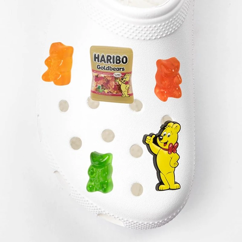Haribo Crocs Jibbitz&trade Gummi Bears Shoe Charms 5 Pack - Multicolor