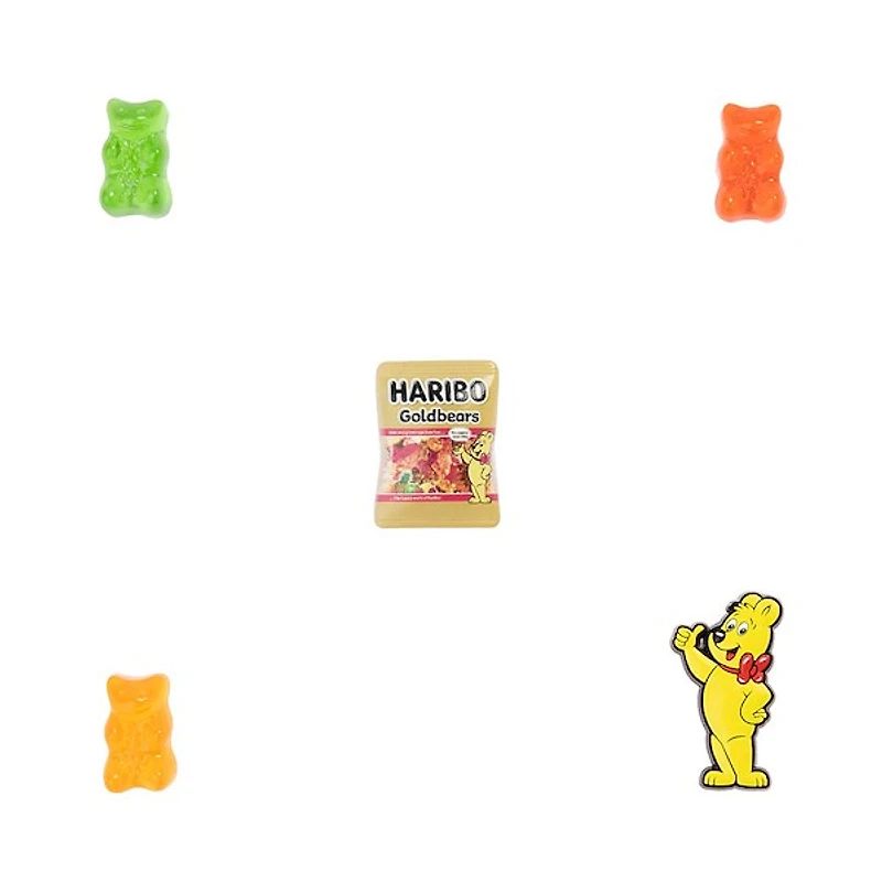 Haribo Crocs Jibbitz&trade Gummi Bears Shoe Charms 5 Pack - Multicolor