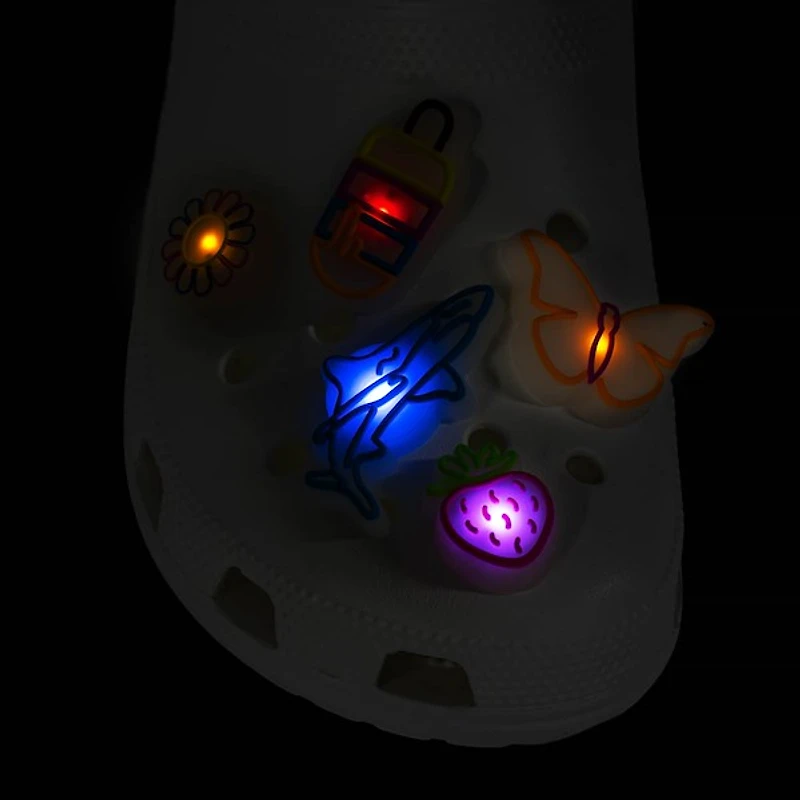 Crocs Jibbitz&trade Light Up Summer Shoe Charms 5 Pack - Multicolor