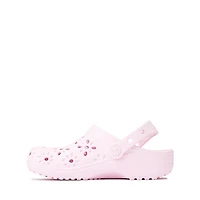 Crocs Classic Floral Cut-Out Clog - Little Kid / Big Pink Milk