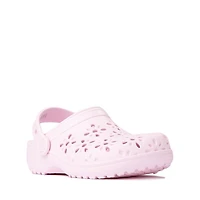 Sabot classique Crocs à découpe florale - Enfants / Junior Rose pâle