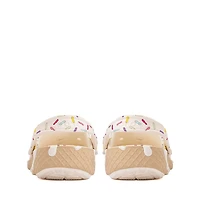 Crocs Classic Ice Cream Party Clog - Little Kid / Big White