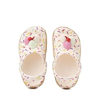 Crocs Classic Ice Cream Party Clog - Baby / Toddler White