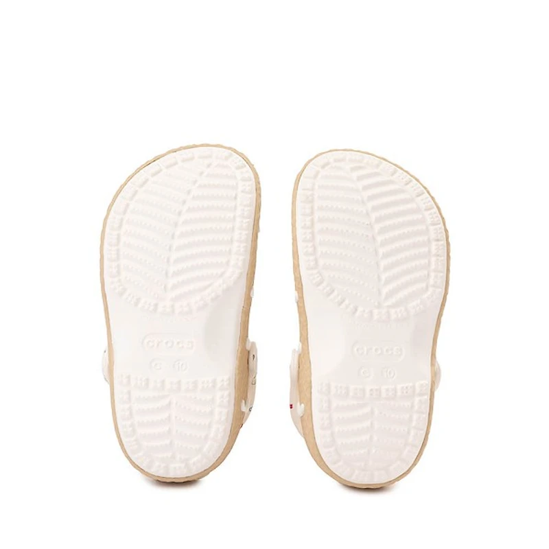 Crocs Classic Ice Cream Party Clog - Baby / Toddler White