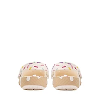 Crocs Classic Ice Cream Party Clog - Baby / Toddler White