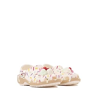 Crocs Classic Ice Cream Party Clog - Baby / Toddler White
