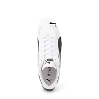 Mens PUMA Speedcat Leather Athletic Shoe - White / Black