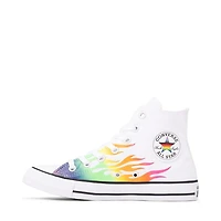 Basket montante Converse Pride Chuck Taylor All Star - Blanche / Flamme arc-en-ciel