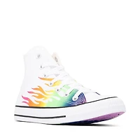 Basket montante Converse Pride Chuck Taylor All Star - Blanche / Flamme arc-en-ciel