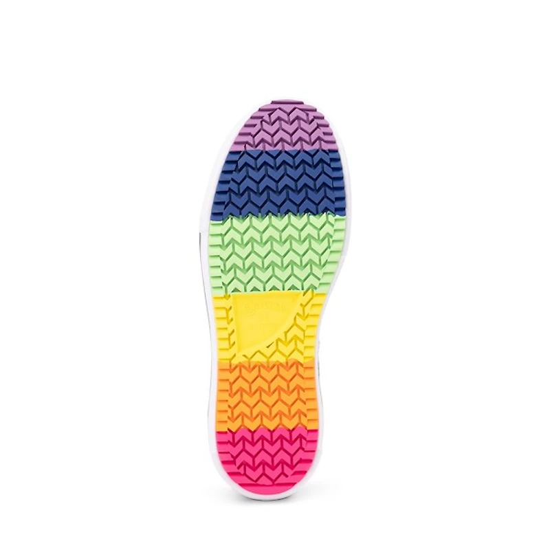 Basket montante Converse Pride Chuck Taylor All Star Lift Double Stack - Noire / Imprimé léopard arc-en-ciel