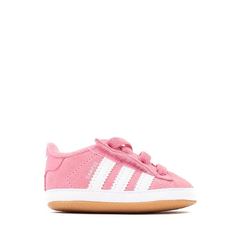 adidas Campus Crib Shoe - Baby Bliss Pink / White Gum