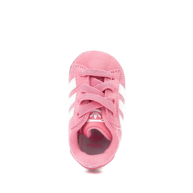 adidas Campus Crib Shoe - Baby Bliss Pink / White Gum