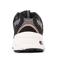 New Balance 530 Athletic Shoe - Black / Flat Taupe Leopard