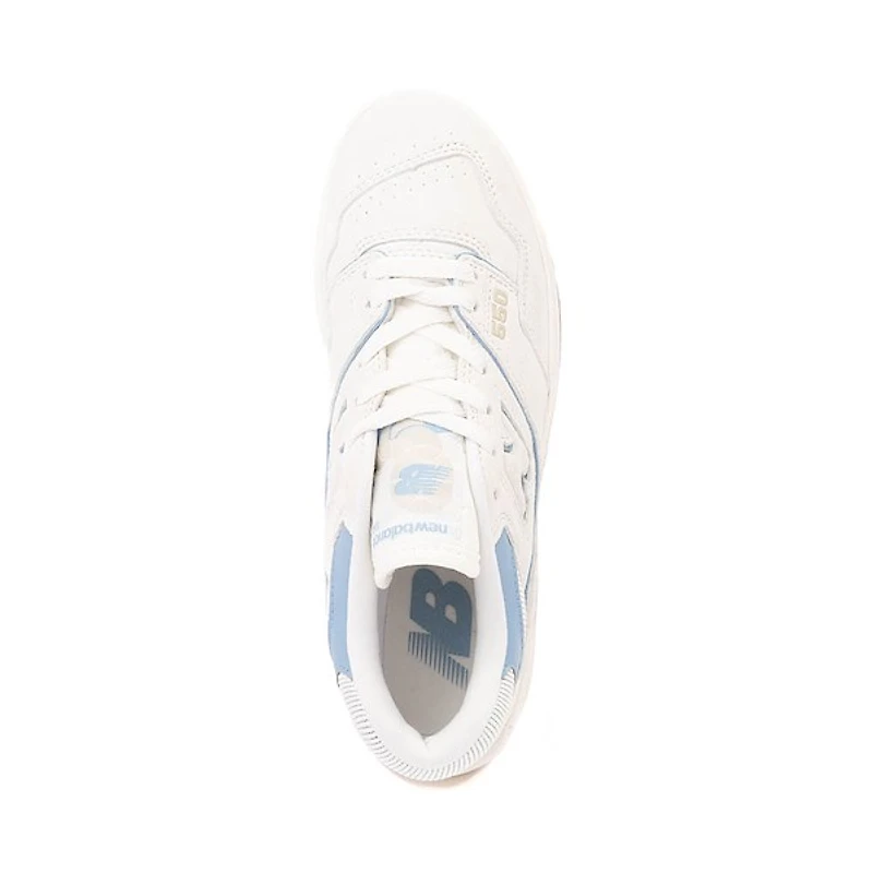 Womens New Balance 550 Athletic Shoe - Sea Salt / Still Water