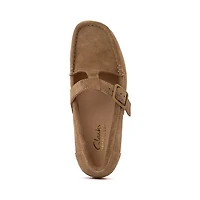 Womens Clarks Wallabee Evo T-Bar Mocassin