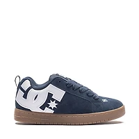 Mens DC Court Graffik Skate Shoe - Navy / White Gum